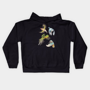 Flying birds Kids Hoodie